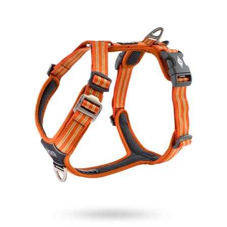 DOG Copenhagen - COMFORT WALK AIR HARNESS NY 2020 - ORANGE SUN - Klassiske hundeseler, step-in, jacket seler, trekkseler, vinterseler & Y-seler på 