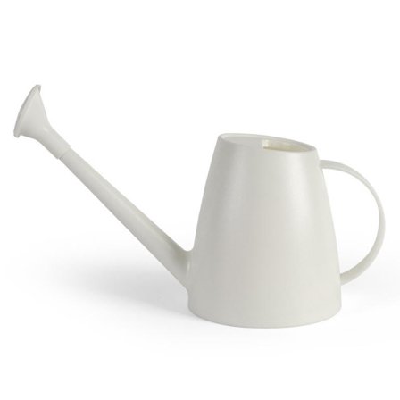 1,8L Inomhus Utomhus Vattenkanna för Växter (Vit), Plast Vattenkanna med Lång Pip, Lätt Hällning för Krukväxter och Trädgårdsväxter