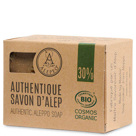 Alepeo Aleppotvål 30% Lagerbärsolja 200 g