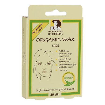 Hanne Bang Organic Wax Face 20 stk, Skincare, Hårfjerning, Voks & Strips