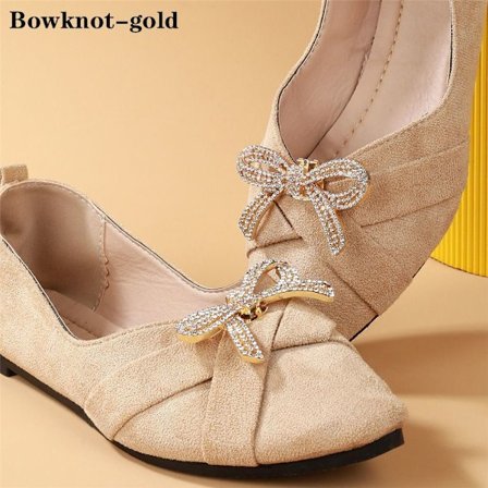 2st Lady Skoklämmor Bröllop Brud Bowknot Skor Dekoration