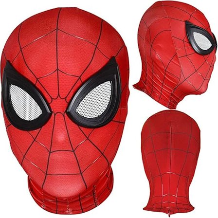 Spider Man Maske for barn og voksne | Superheltkostyme | Premium kvalitet | Serier | Cosplay | Halloween Z