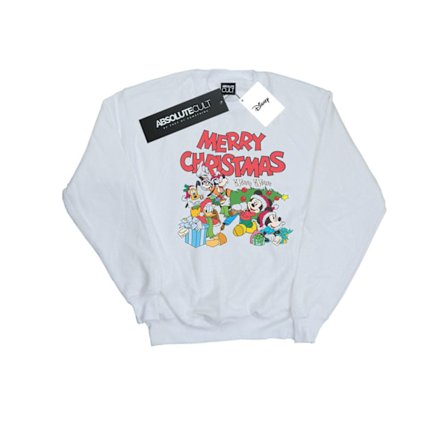 Disney Womens/Ladies Mickey And Friends Winter Wishes Sweatshirt