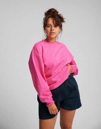 Organic Oversized Crew - Sahara Camel 2XL