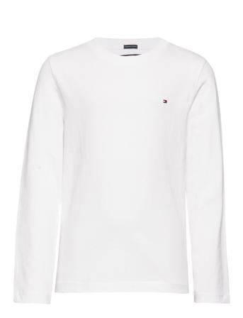 Boys Basic Cn Knit L/S T-shirts Long-sleeved T-shirts Vit Tommy Hilfiger