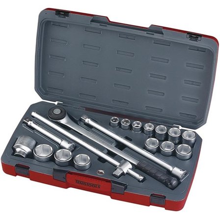 Teng Tools T3418-6 Pipenøkkelsett 18 deler, Håndverktøy