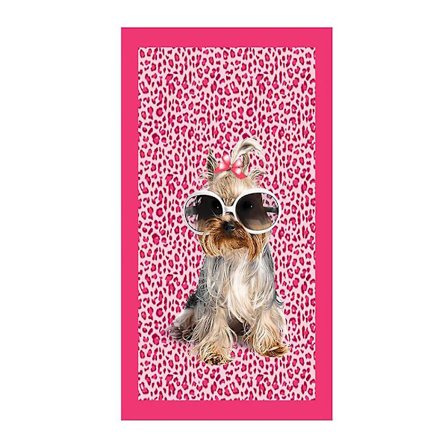 Strandhåndklæde til piger, delfiner badehåndklædetryk, 150 * 70cm poolhåndklæde blødt håndklæde til strandentusiaster