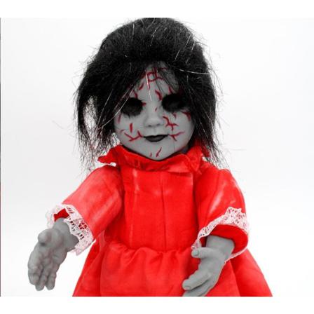 Halloween Skräckdocka (1 Röd Spökdocka)