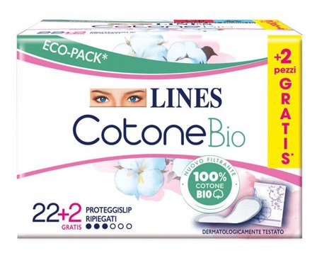 Lines Cotone Bio 24 Proteggislip Ripiegati