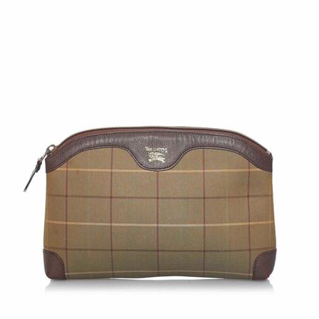 Burberry Vintage Pre-owned Clutches , Bruin , Dames , Maat: ONE Size Vintage Tassen