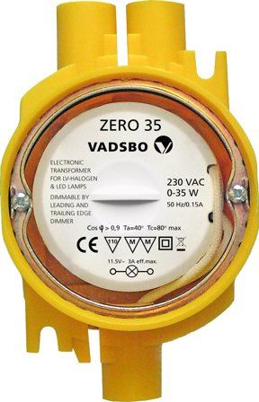 Vadsbo ZERO 35 Dimmer transformer, Belysning