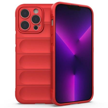 iPhone 14 Pro Max 6,7 tommer blødt, fleksibelt mobiletui Slidstærkt beskyttelsescover mod fald - Rød Red