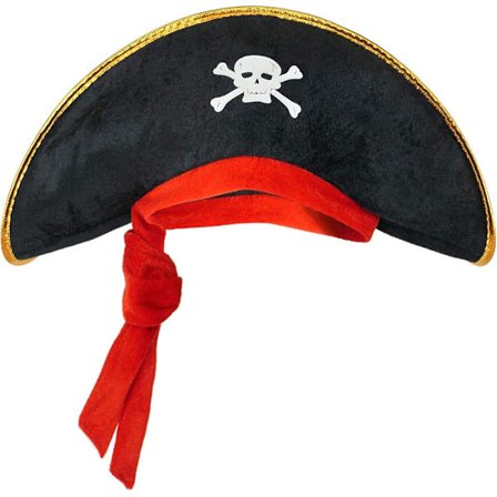 Pirathatt for barn - Kostymetilbehør for jenter og gutter til Mardi Gras/Karneval