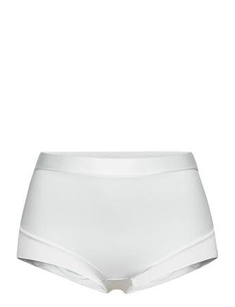 Girdle Brief Matt Shiny Light White Lindex