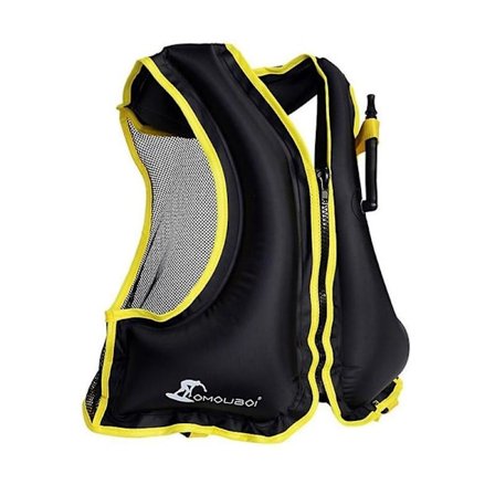 Oppustelig redningsvest til voksne, snorkling, flydeanordning