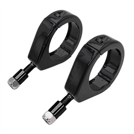 Moottoripyörän vilkun pidike 49MM sumuvalo sopii XL Sportster 1200 Dyna Black