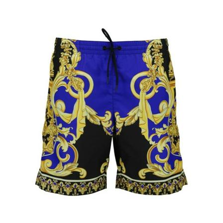 Versace, Beachwear Blauw, Heren, Maat:L