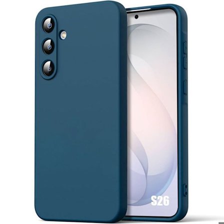 Silicone Cover - BOOLING - til Samsung Galaxy S26 - Slim Anti-Rids Beskyttelse - Marineblå