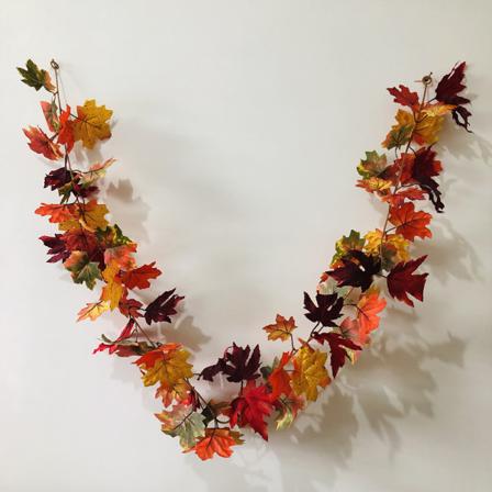 Halloween Led-ljus Höst Höst Lönnlöv Garland Hängande