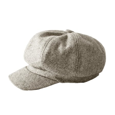 Dame Herre Vintage Beret Luer Baker Boy Peaked Newsboy Lue Vinter (FMY)