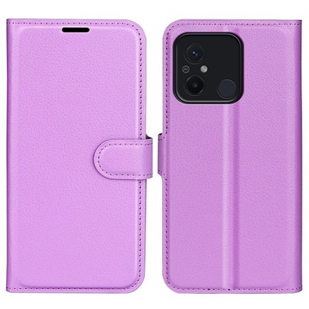 Klassisk Xiaomi Redmi 12C Flip Etui - Lilla