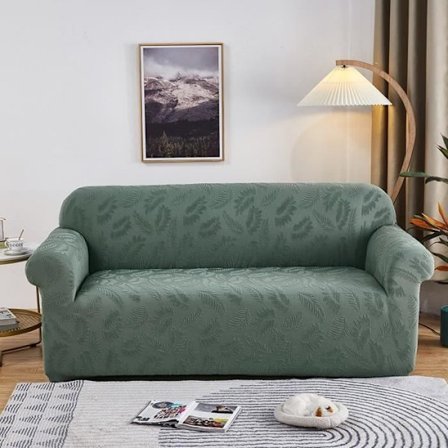 Sofabetræk - Jacquard - 2 Personers - Lilla - Elastisk - Moderne