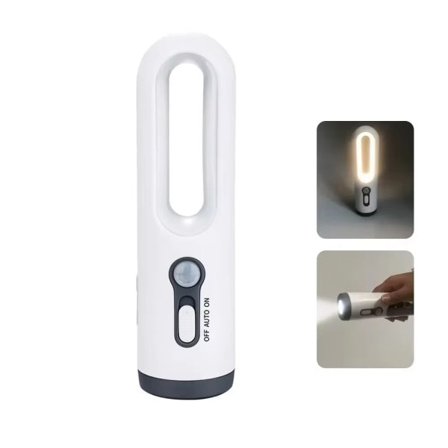LED Motion Sensor Natt Light 2 in 1 Portable Camping Belysning