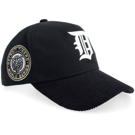 New Era - MLB Svart adjustable Keps - Detroit Tigers Cooperstown Corduroy 19TWENTY Black Adjustable @ Hatstore