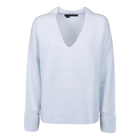 360cashmere - Stickade Tröjor & Koftor - Blå - Dam - Storlek: S, Dam, Storlek: S