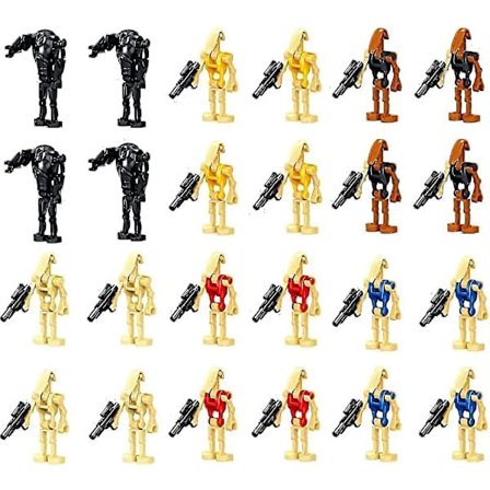 24 stk. Star Wars Battle Droids byggeklodser mini minifigurer legetøjsgaver