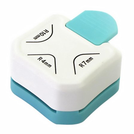 1 stk. hjørneskærer, fotoafrundingsværktøj, plastik skærer til papirhåndværk