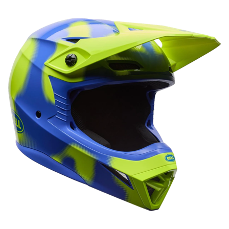 Crosshjelm BELL MX-10 MIPS Junior Camouflage Fluorescerende gul S