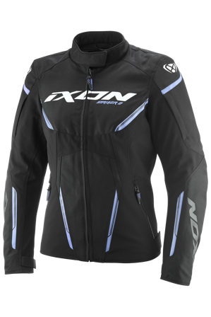 MC-Jakke Ixon Striker 2 Lady Dame Svart/lavendel S