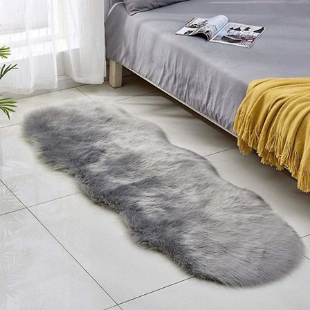 Tekoturkisalueen matto - shag-lampaantaljan pörröinen matto taidematto tyylikäs lattiamatto makuuhuoneen olohuoneen sisustus