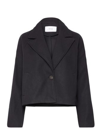 Visolo L/S Short Button Jacket Vila Black