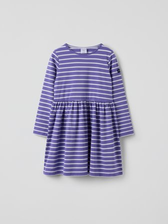 Langärmeliges Drehkleid Einhörner - 86 - kinderbekleidung - purple - Polarn O. Pyret
