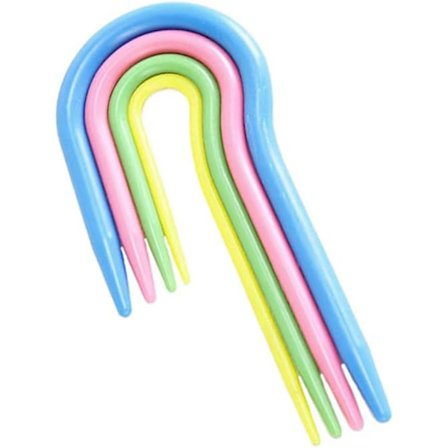 Ocean 4 stk U-kurve Twistnåle, Strikkenåle Hjælpenål