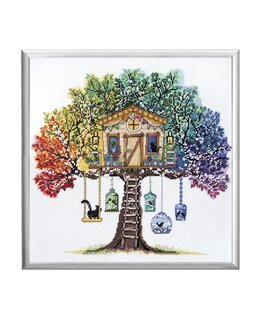 Stickpackung Bild Farbenstark