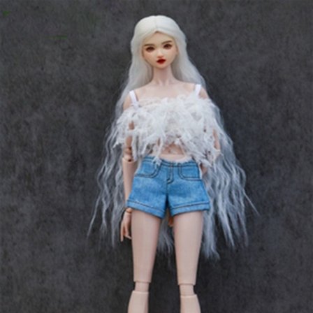 BJD Festtøj Kjoler Dukke Shorts Bluse 9 9