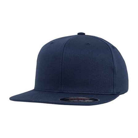 Flexfit Flat Peak Baseball Cap L-XL Marinblå