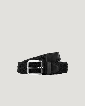 Jack & Jones JACSPRING WOVEN BELT JNR Svart Skärp/Bälten Kille - Kids Brand Store