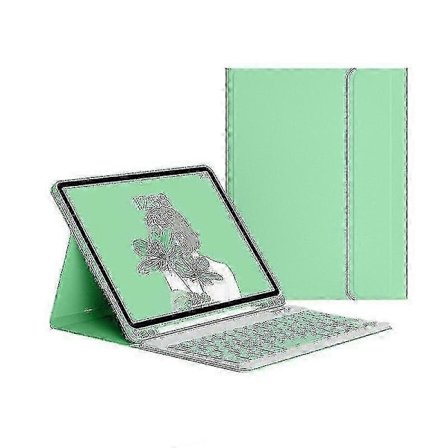 Etui med tastatur for iPad 9.7 tommer 2017 2018 5. 6. generasjon