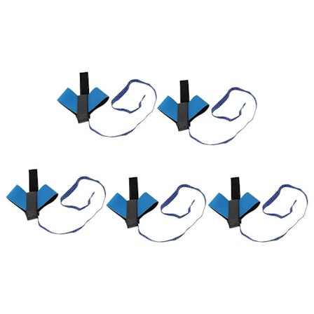 5 stk. Antistatisk Hæl Jordforbindelsesrem ESD Justerbar Gummi Nylon Antistatisk Håndledsrem til Mænd Kvinder