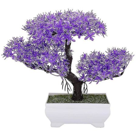 Dww-konstgjord Bonsai Tree Fake Plant Decoration Flower Potte DXGHC