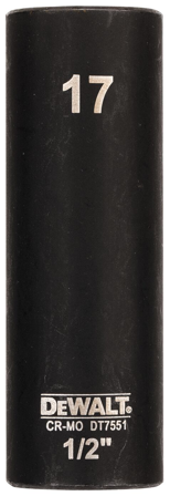 Dewalt DT7551-QZ Krafttop 17 mm, 1/2", Håndværktøj