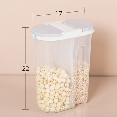 Matförvaringsbehållare Plast Klar Torrgodsbehållare Köksorganisation