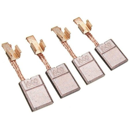 4 stk. kulbørster i carbon til DTD146 DHP456 DHP458 BHP456 BDF446 BHP454 CB440 elektrisk slagboremaskine