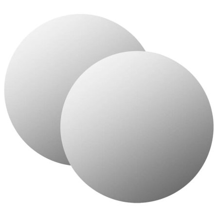vidaXL Väggspeglar 2 st 60 cm rund glas