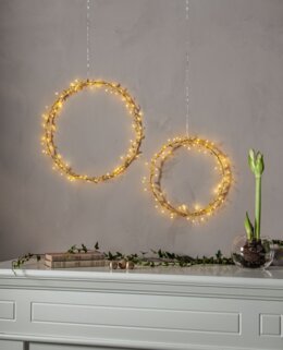 Hängande Dekoration Winny Guld - 38x38 cm - Jul - Star Trading