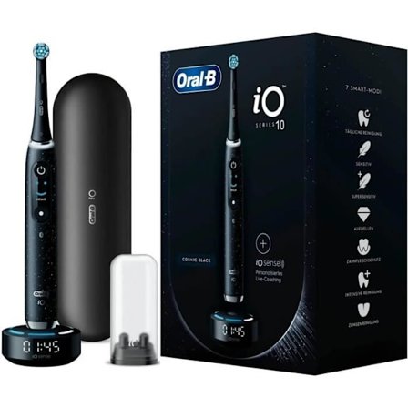 Elektrisk tandborste - ORAL-B - iO10 Cosmic black - Oscillo-rotationer - Batteri driven